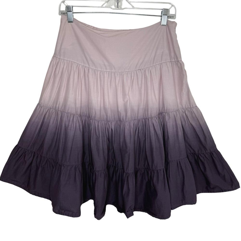 Y2K Link Petites Ombre‎ Tiered Fairy Skirt Purple Size 2 Ethereal Whimsygoth